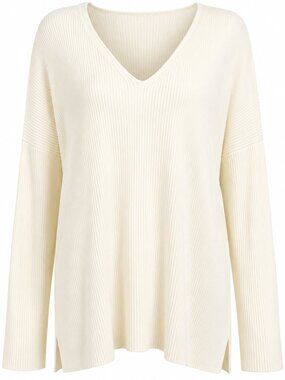 NWT 3X long sleeve v-neck ribbed sweater. Workwear Business casual office